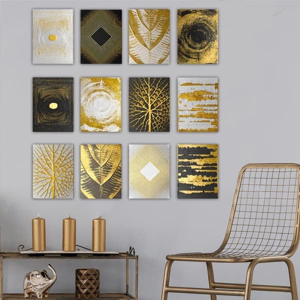 Dekorativ MDF-maling (12 dele) 12MDF37YS_NN
