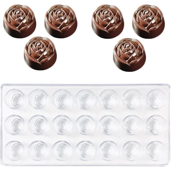 Transparent chokoladeform, klar plastik slikform, til Maki