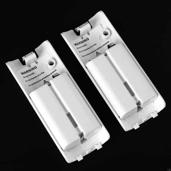 [NT] Dobbelt Ladestation 2*2800mAh Genopladeligt Batteri til Wii Controller