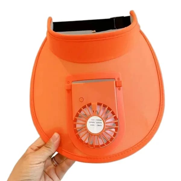 Fläkt Solhatt Sport Cap ORANGE Oransje