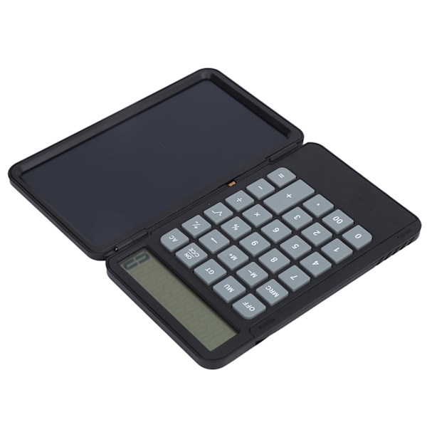 Lommeregner Skrivebord Sort LCD 12 Cifre Display Genopladelig Foldbar Bærbar Håndskriftstavle/NC/ 0.2