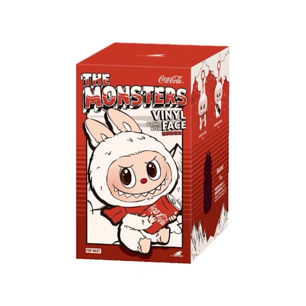 /NC/POP MART The Monsters COCA-COLA Serie-Vinyl Face Blind Box, Blind Box Figurer, Enkelt Box (tilfældig box) Coca-Cola Series Single pack