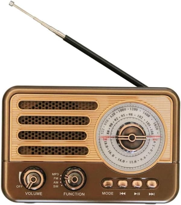 Bluetooth-högtalare - Retro Radio Vintage Bluetooth-högtalare
