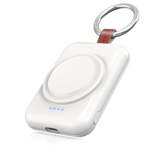 {NT} Oplader med powerbank 1800mAh til Samsung Galaxy Watch - Hvid