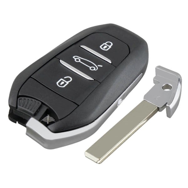 Smart bilnøkkel med fjernkontroll, 3 knapper, 433MHz, 46 CHIP, passer for 208 3008 508 5008 Expert (C)_ NN
