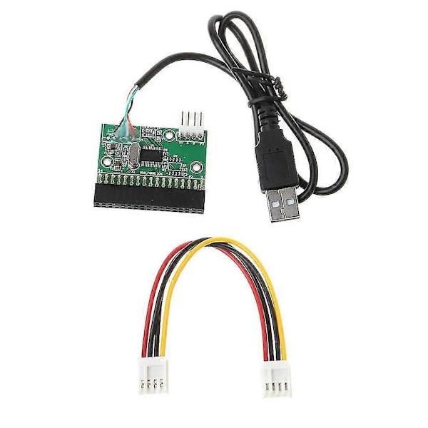 (NN) 1,44 Mt 3,5 tuuman levykeaseman liitin 34-nastainen USB-kaapelisovitin piirilevy, USB-levyke levykkeelle A