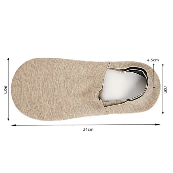 Damesokker Usynlige Sokker KHAKI khaki