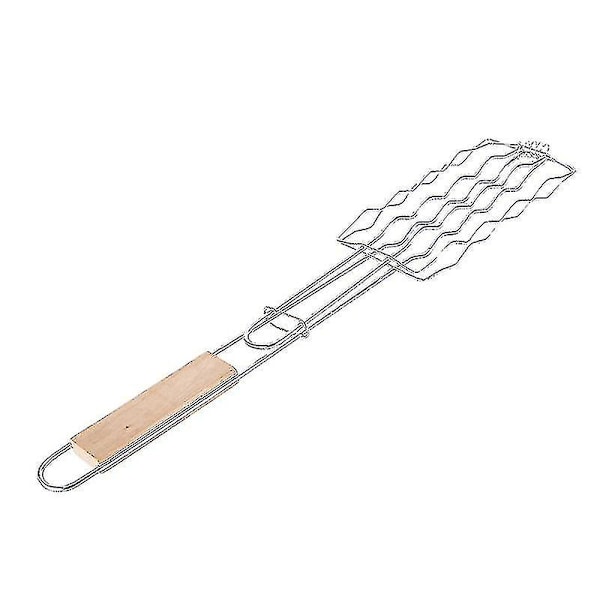 Grillitarvikkeet Grillityökalut, Puukahva Makkarapihdit Grillipihdit Vihannespihdit/NC/
