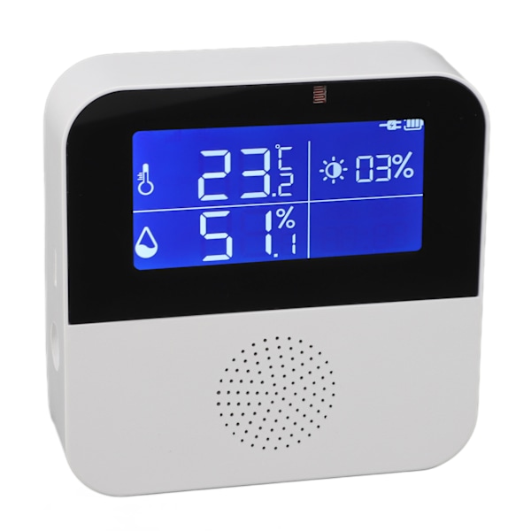 Smart termometer WIFI præcis 2,9 tommer LCD-skærm fjernovervågning til Tuya fugtighedsmåler til hjemmet 0.1