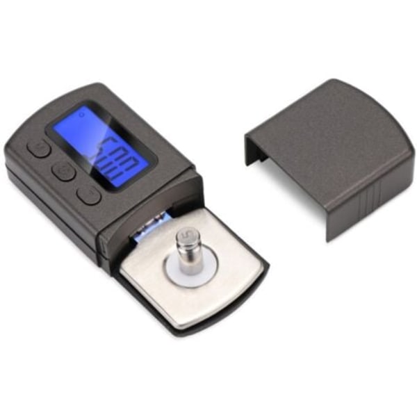 CCYKXA Mini Digitaalinen Vaaka-adapteri, Vinyylilevysoittimen Neula, Digitaalinen Levysoittimen Neulapainon Mittari, Fonografin Levy LCD Taustavalaistu/NC/