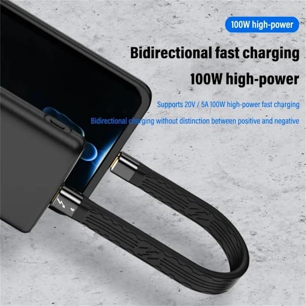 Thunderbolt 4 USB-C Kabel Typ C Datakabel 22CM KABEL 22CM 22cm Kabel