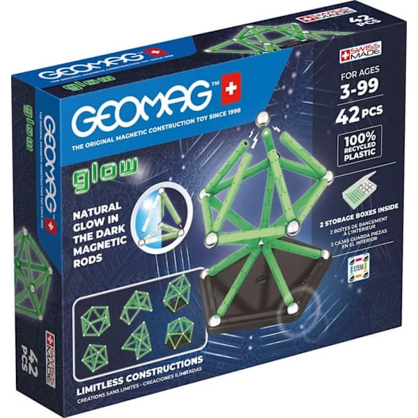 Geomag Glow Byggesett 42 Deler_NN
