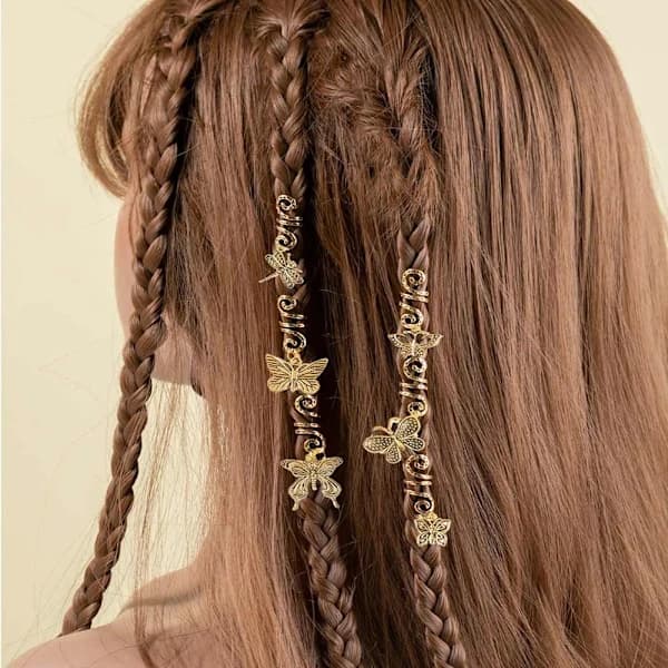 Dreadlocks Hår Tilbehør Dirty Braid Hårspænder STYLE 3 Style 3