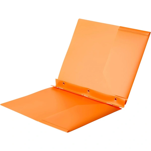 NA/Kraftige Plastmapper, Dokumenttasker Kontoropbevaring Foldbare Mapper med 2 Flapper til Brevformat, 6-pak