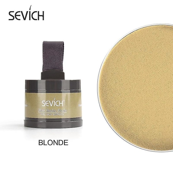 Sevich 13färgad hårlinjepulverreparation Fyllningspulver med puff Vattentätt linjeskuggpulver Blonde