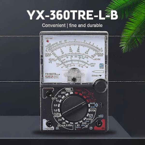 DC & AC -360TR Analogt Mätinstrument Multimeter Multitestare Säkert Diodskydd
