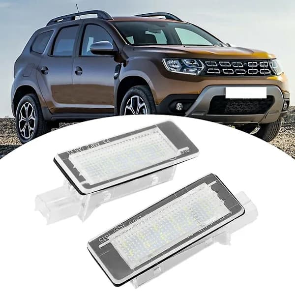 LED-nummerpladelys til Dacia Duster 10-15