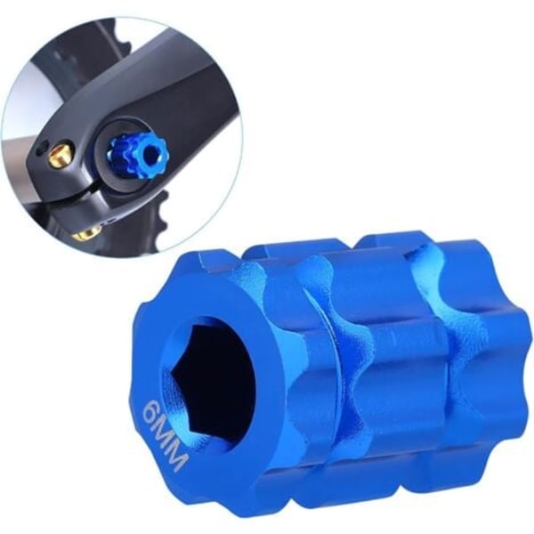Hollowtech-avain polkupyörän kammen irrotustyökalu, maantiepyörän kammen korjaustyökalu HollowTech R -korjaustyökalujen korvaamiseen (6 mm) / NC /