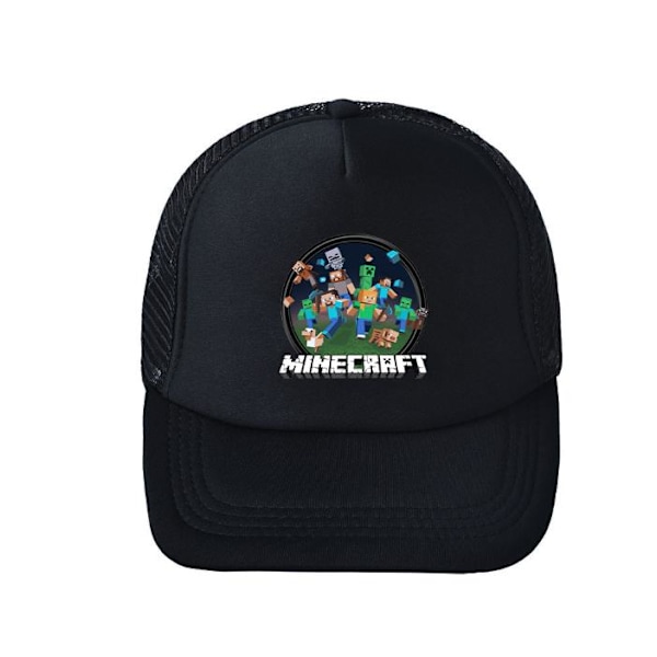 Minecraft Caps for Menn Kvinner Klassisk Justerbar Sport Casual Solskjerm Solhatt B