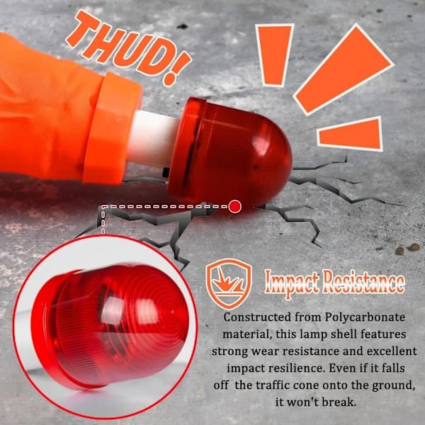 4-pack LED-trafikkonljus Nödblinkande varningsljus