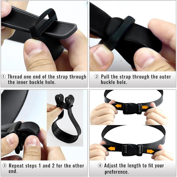 Hårklippningsguide, Hårklippningsverktyg för hemmet, Flexibelt böjt hårklippningsband, Böjt hårklippningsband i silikon, Hårklippningsrem för män