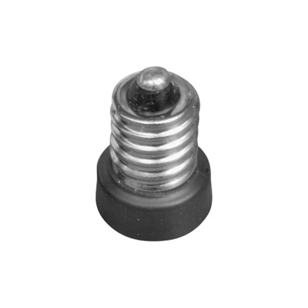 10 STK E14 til E12 Lysfatning Lampeholder SORT sort