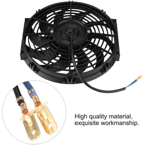 Universal 12\" Slim Push Pull Elektrisk Motorkøleventilator 12V med Monteringssæt/NC/