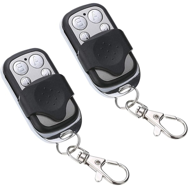 /NN/ Universell fjärrkontroll [2 stycken], 433 MHz universell dörrfjärrkontroll för automatiska garageportar