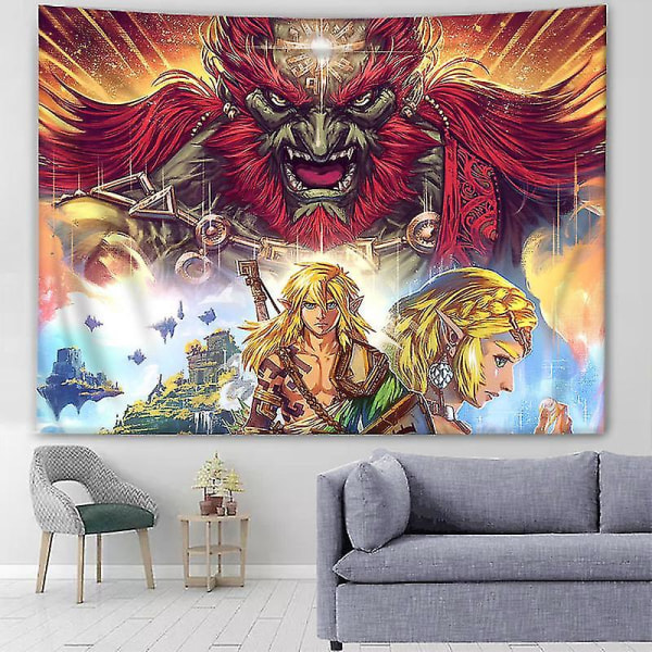 Zelda Tears Of the Kingdom Hd Canvas Poster Konst Dekorativ målning Målning för hem i sovrummet 150cm*130cm 15