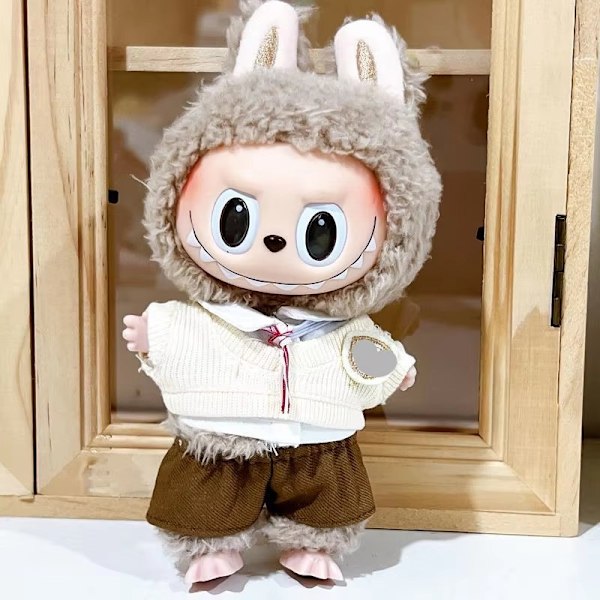 /NC/nya Labubu Kläder Lyx 17cm Designers Bubble Mart Labubu Vinyl Docka Tillbehör Kostym Dockkläder #7