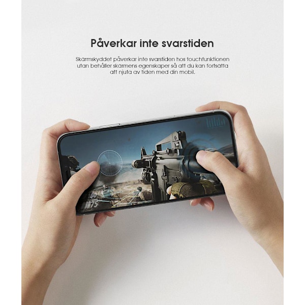 Phonet Heltækkende Skærmbeskyttelse iPhone 13 - Premium Glas