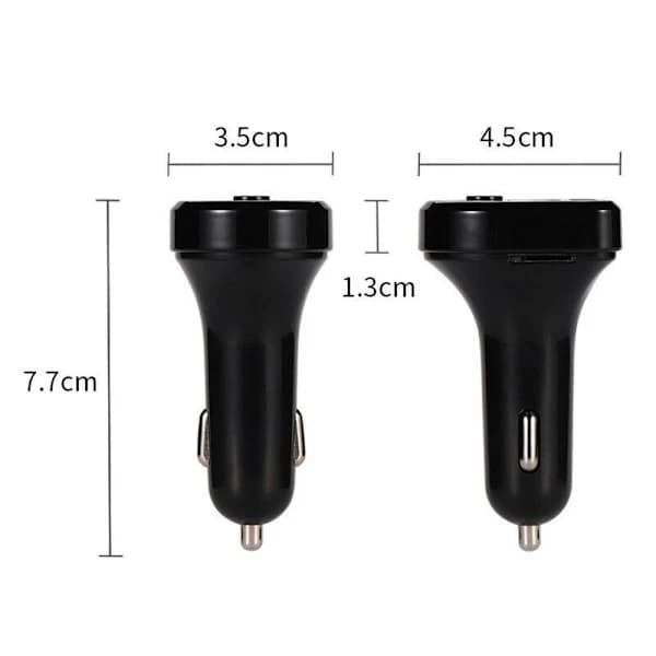 Bluetooth-auton FM MP3-soitin USB-laturi