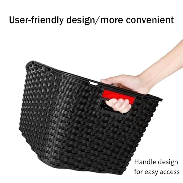 /NN/Cykkelkurv bag - Hundecykkelkurv Let at installere Cykelopbevaringskurv bag
