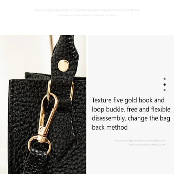 Bucket Bag -puhelinlaukku, MUSTA