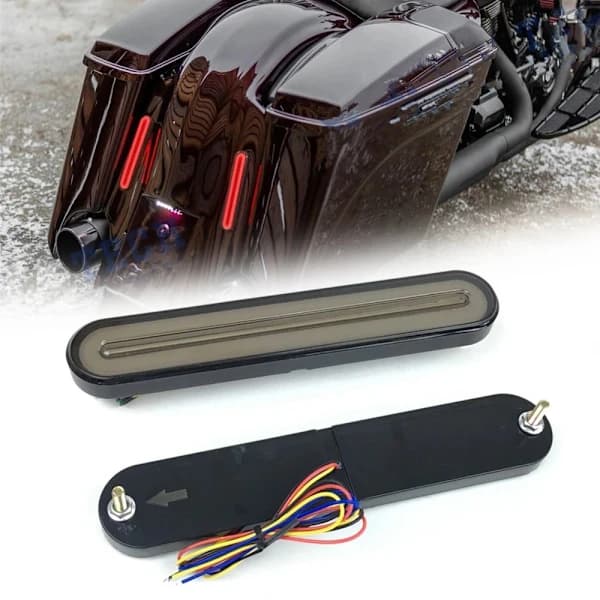 2 STK Stop Bageste Bremselys LED-indikator Baglygte Drej