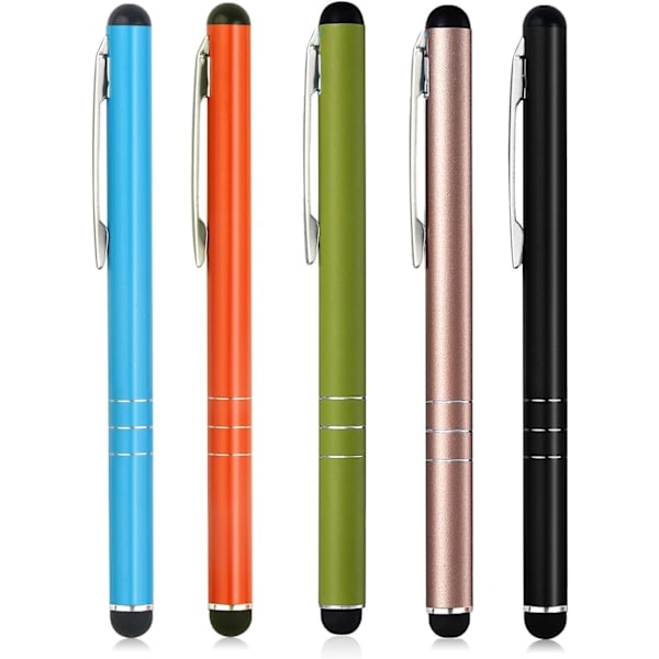 [NT] Styluspennor för pekskärmar, 5-pack universella kapacitiva surfplattespennor för iPhone, iPad Pro, Air, mini, Air, Samsung Galaxy