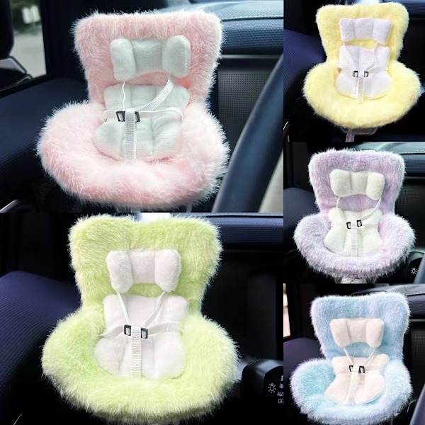 /NC/17CM Labubu Monsters Tøj til Labubu Dukke Labubu Autostol Plys Doll not included