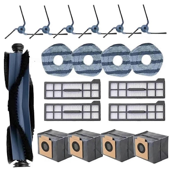 Reservedeler for X10 Pro Omni Støvsuger Tilbehørssett Hovedsidebørste Hepa Filter Mopp C_ NN