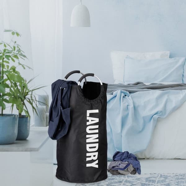 Sammenleggbar vaskekurv med håndtak_NN