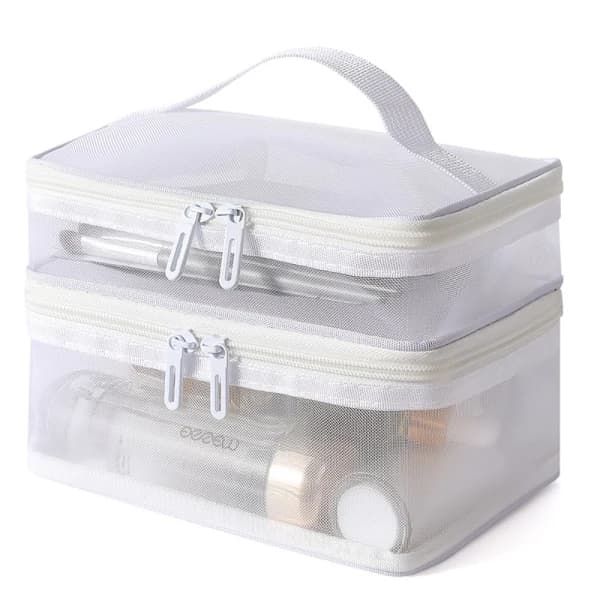 Makeuptaske Rejsetaske Kosmetikpung HVID
