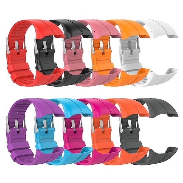 Silikonrem för Polar M400 M430 Watch Sportarmband Armband Smart Watch Tillbehör Enheter Enfärgad A1314