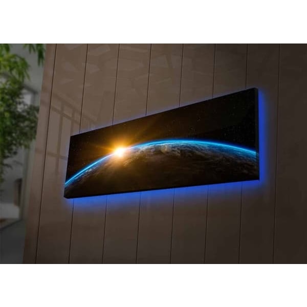 Dekorativ LED-belyst lærredsmaleri 3090NASA-018_NN