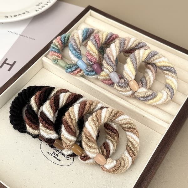 [NT] Joustavat hiuslenkit Scrunchy-hiuslenkit 10 kpl Malli 5