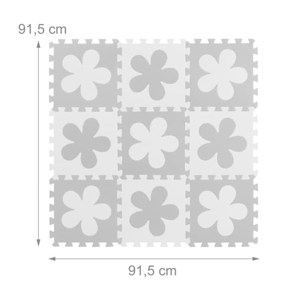 Puslespillmatte blomstermønster_NN
