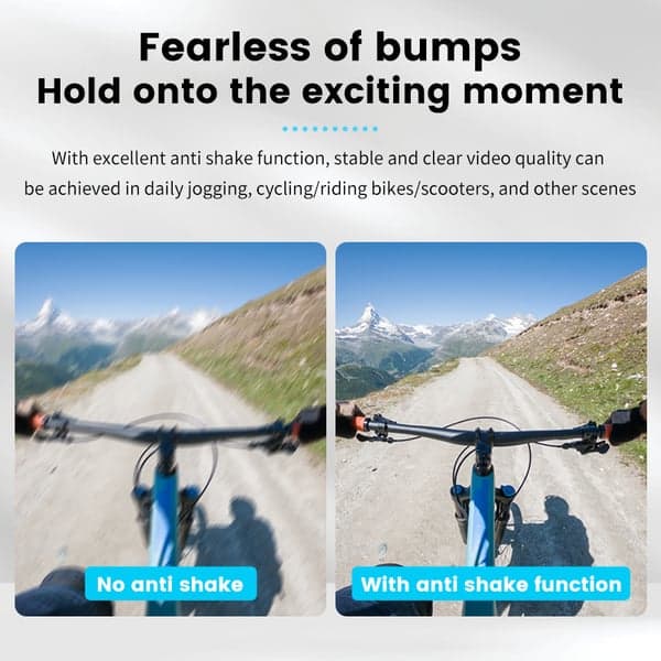 Action Camera for Pets with 32 GB TF Card Black