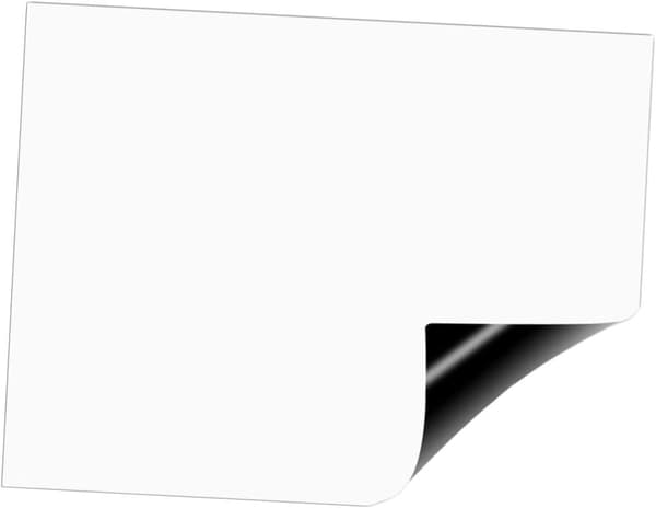 Magnetisk whiteboardtavla för kylskåp, vit, A3