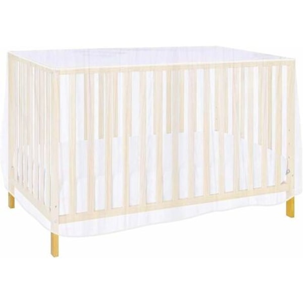 Myggnett Universelt for babyseng 80 x 160 x 65 cm, hvit/NC/