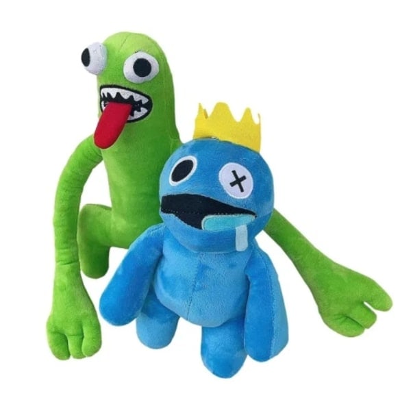 2 kpl Roblox Rainbow Friends pehmolelu sarjakuvahahmo 2 kpl (YX)