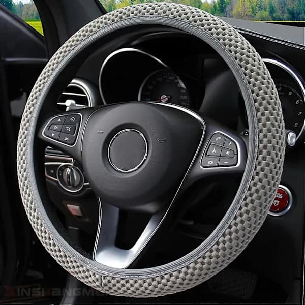 NA/3-pack Bilrattskydd Set Inkluderar Handbromsskydd Växelspaksskydd, Sommar Anti-halk Mesh Rattskydd, Andningsbart Elastiskt - Qin