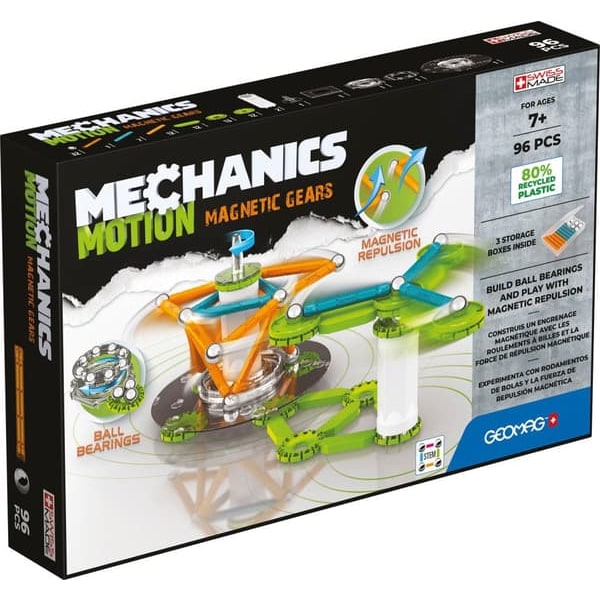 Geomag Mechanics Motion Tannhjul 2 Stk 96 Deler_NN